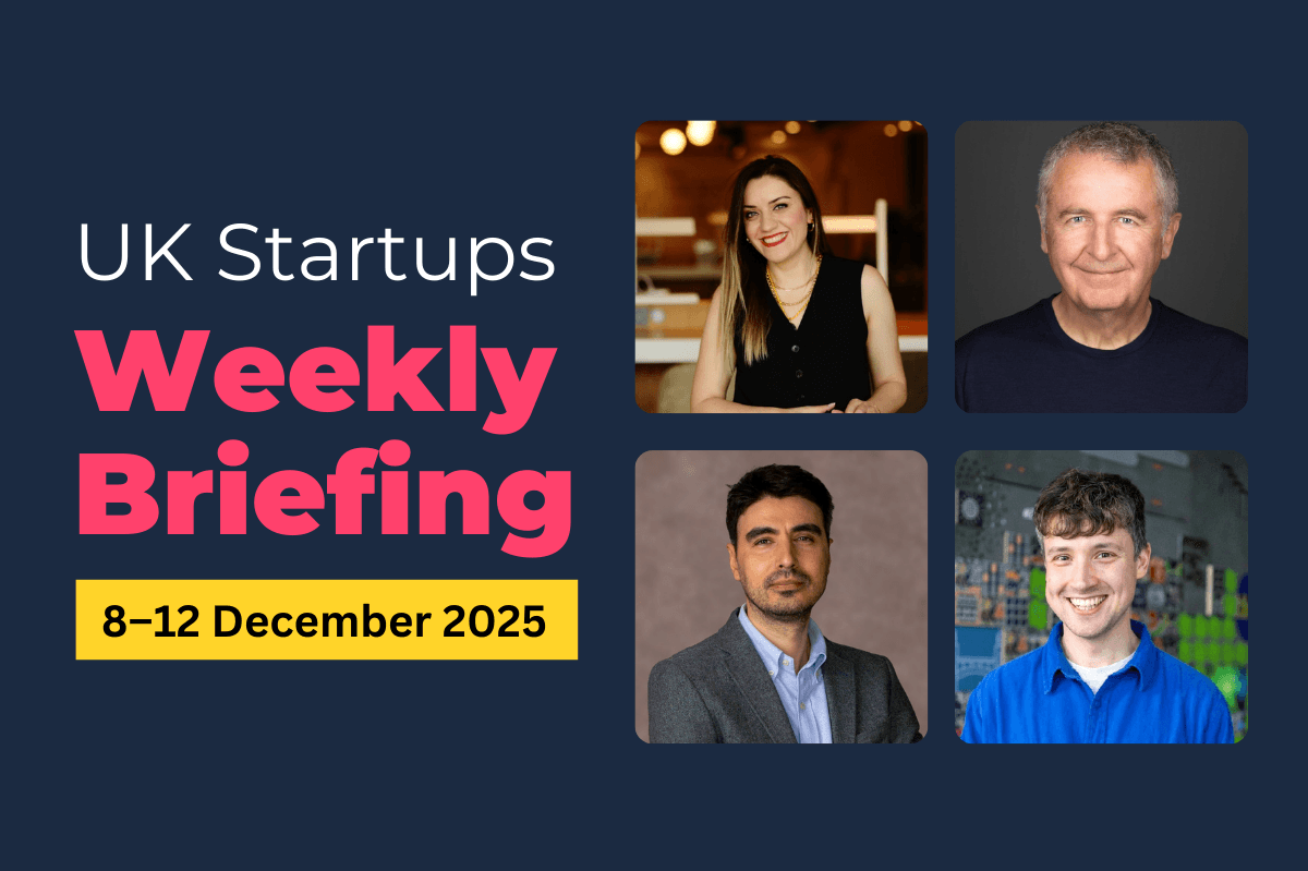 Weekly Briefing: AI, fintech and biotech drive £340m in UK startup funding (8–12 Dec 2025)