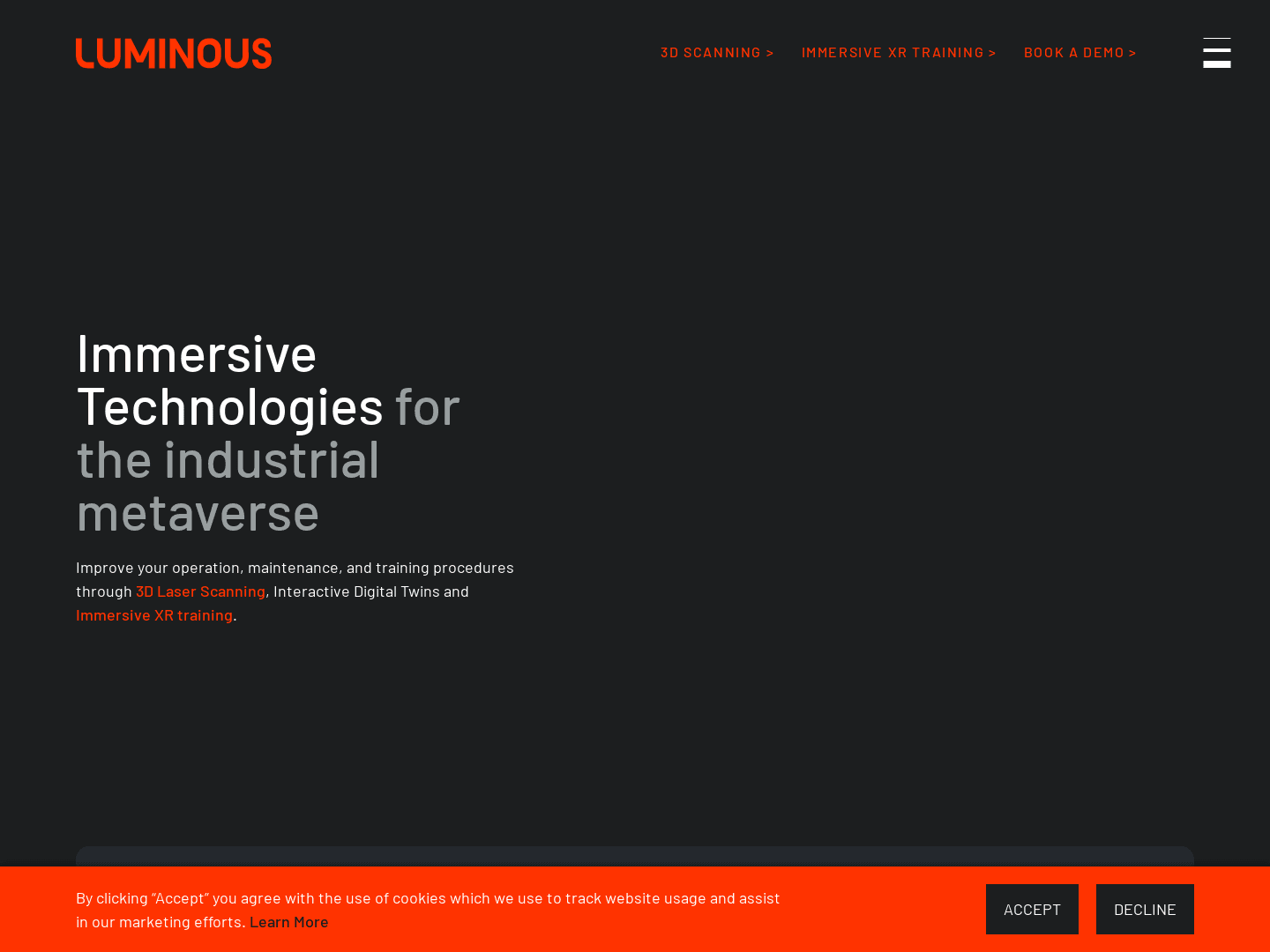 "Luminous Group secures £1M funding for immersive training programs"