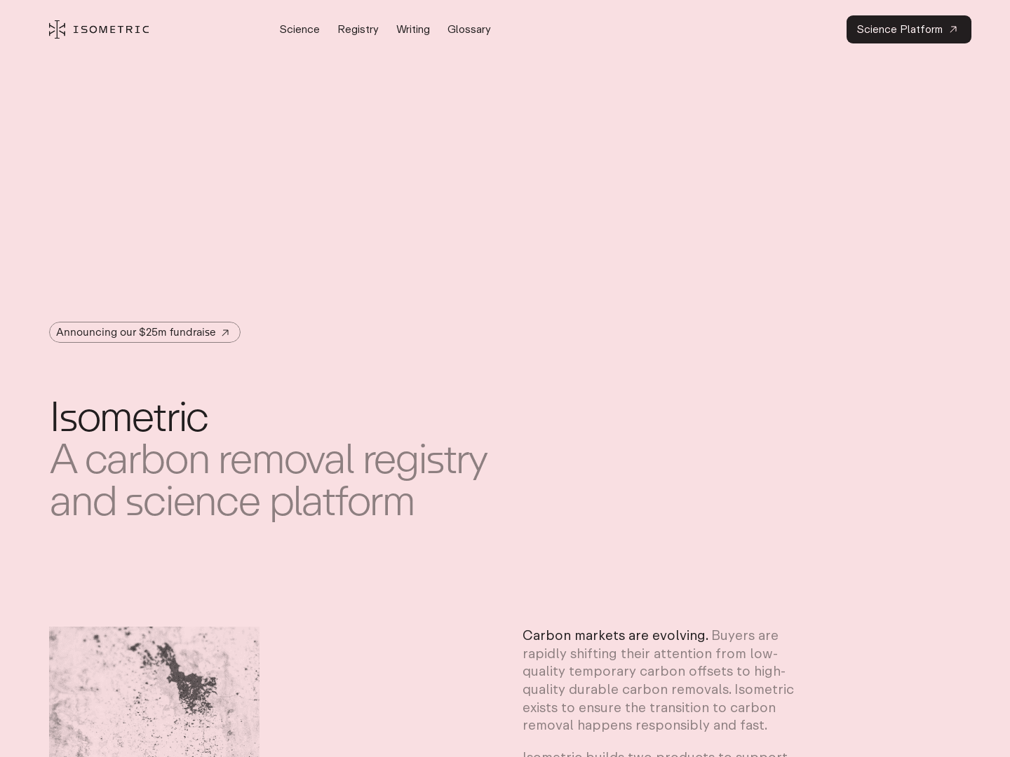 Isometric Raises $25M in Seed Funding for Carbon Removal Platform